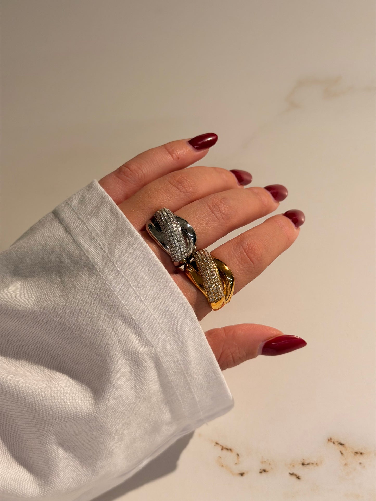 Anello Intreccio Prezioso