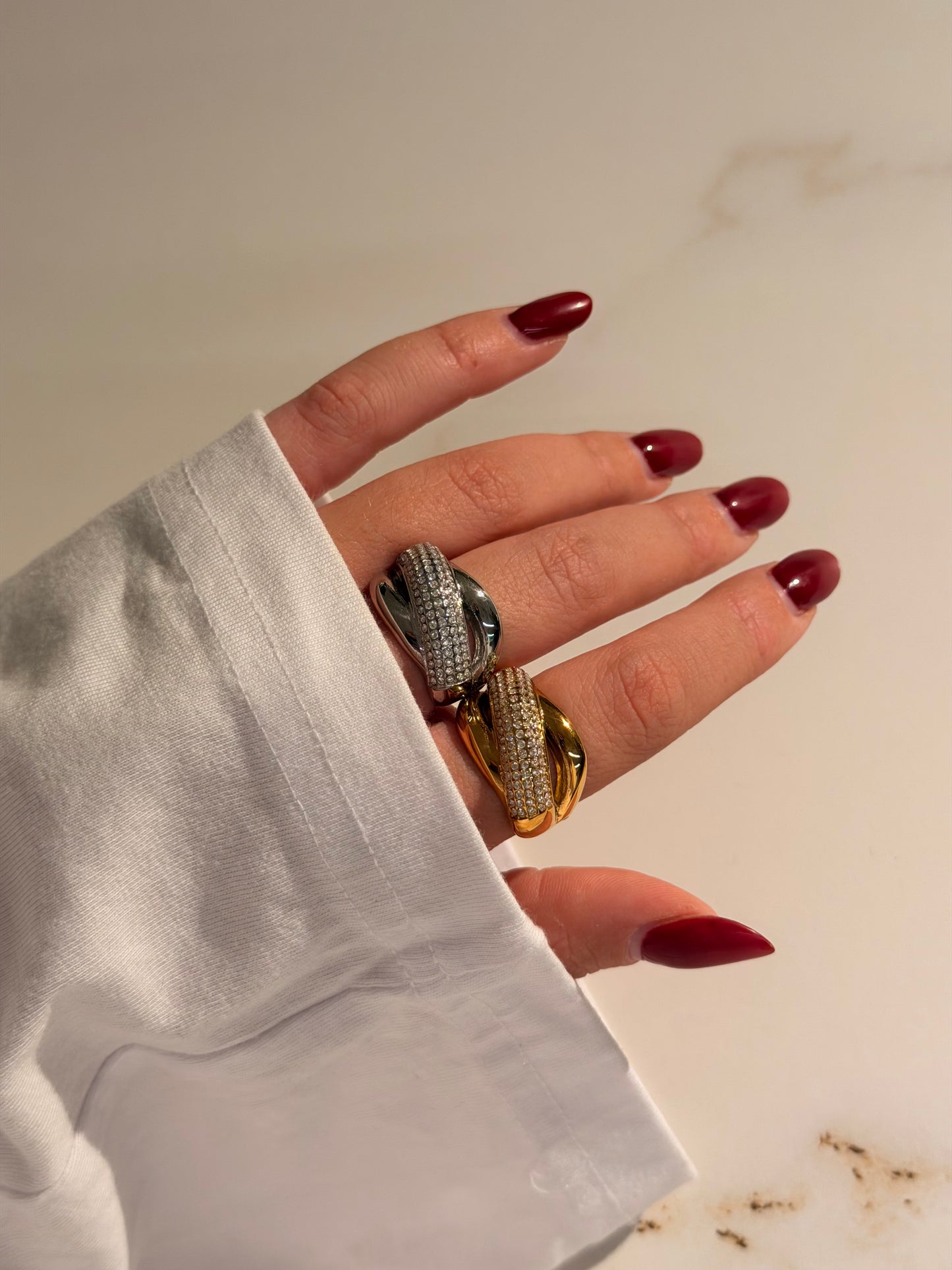 Anello Intreccio Prezioso