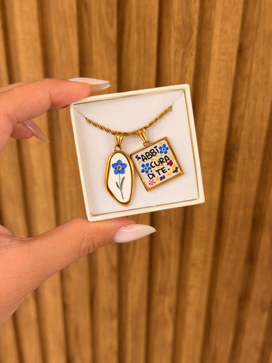 Collana Torchon ABBI CURA DI TE, SEMPRE!