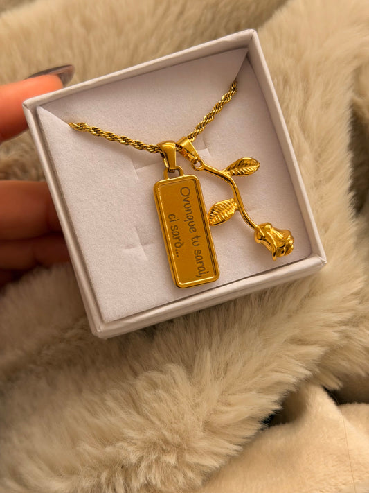 Collana Torchon OVUNQUE TU SARAI, CI SARÒ