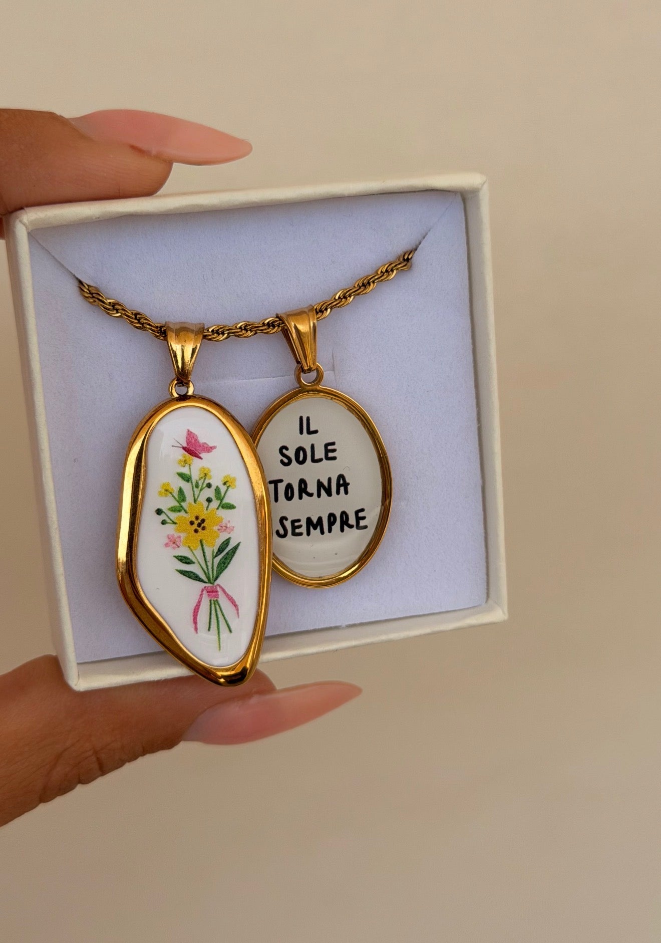 Collana Torchon CREDERCI SEMPRE