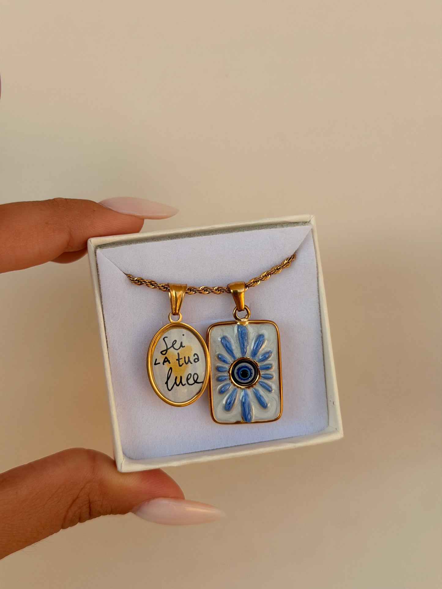 Collana Torchon IL TUO VALORE LA TUA LUCE
