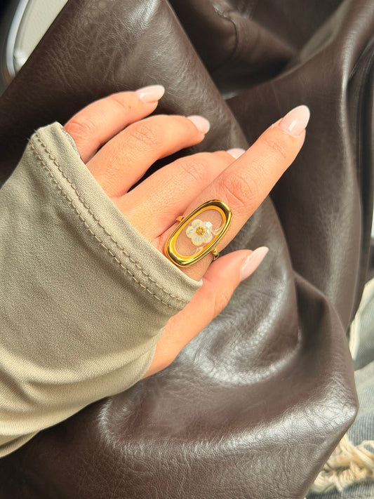 Anello FIORE DELICATO BIANCO