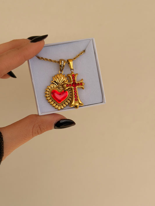 Collana CUORE CHE ARDE