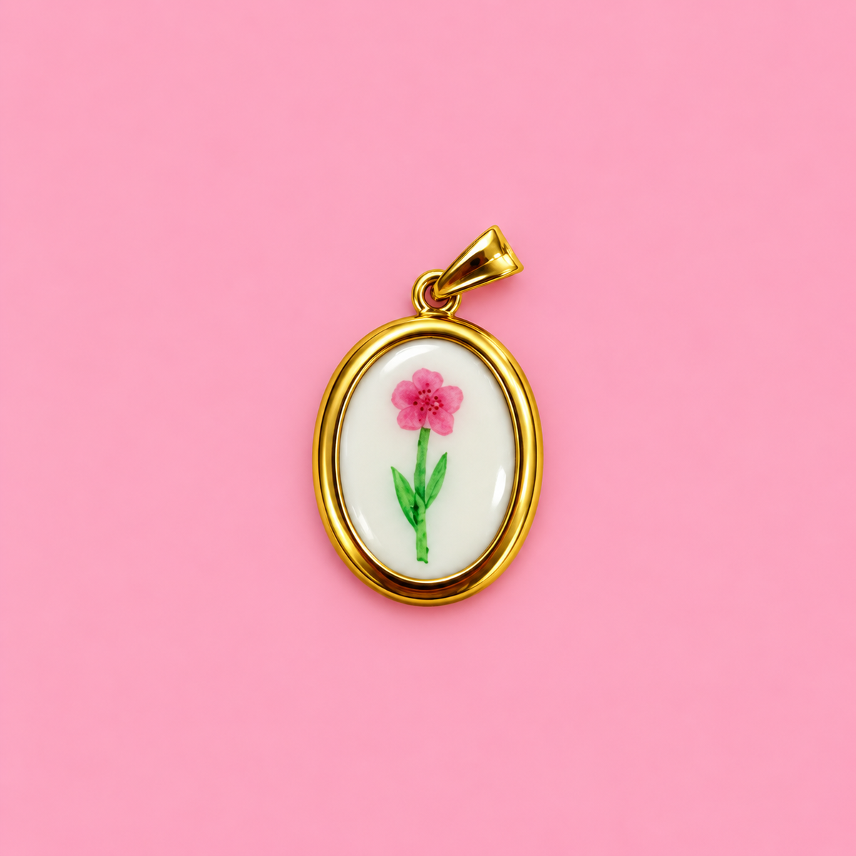 Ciondolo FIORE ROMANTICO ROSA