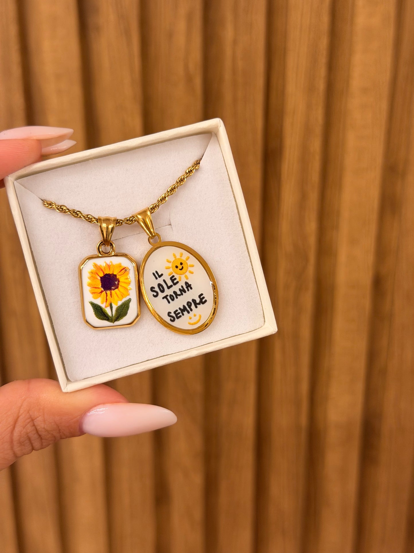 Collana Torchon IL SOLE TORNA SEMPRE 2.0