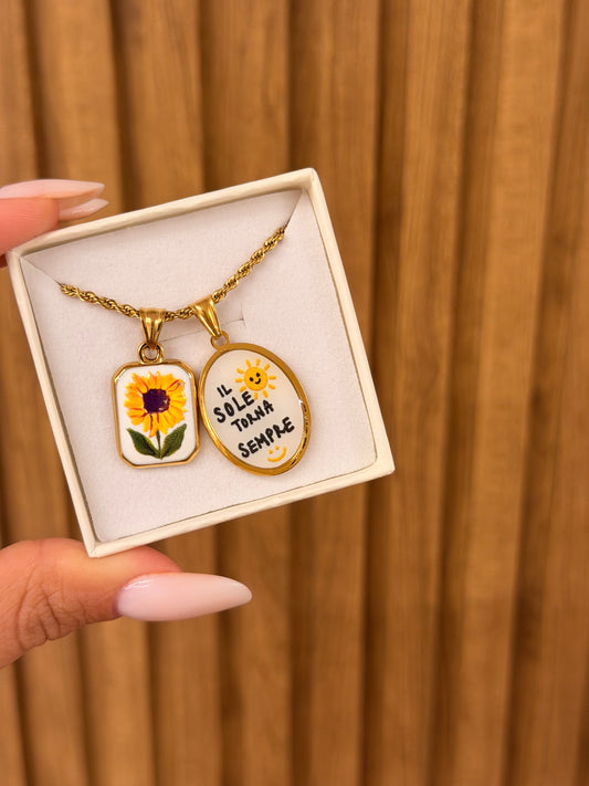 Collana Torchon IL SOLE TORNA SEMPRE 2.0