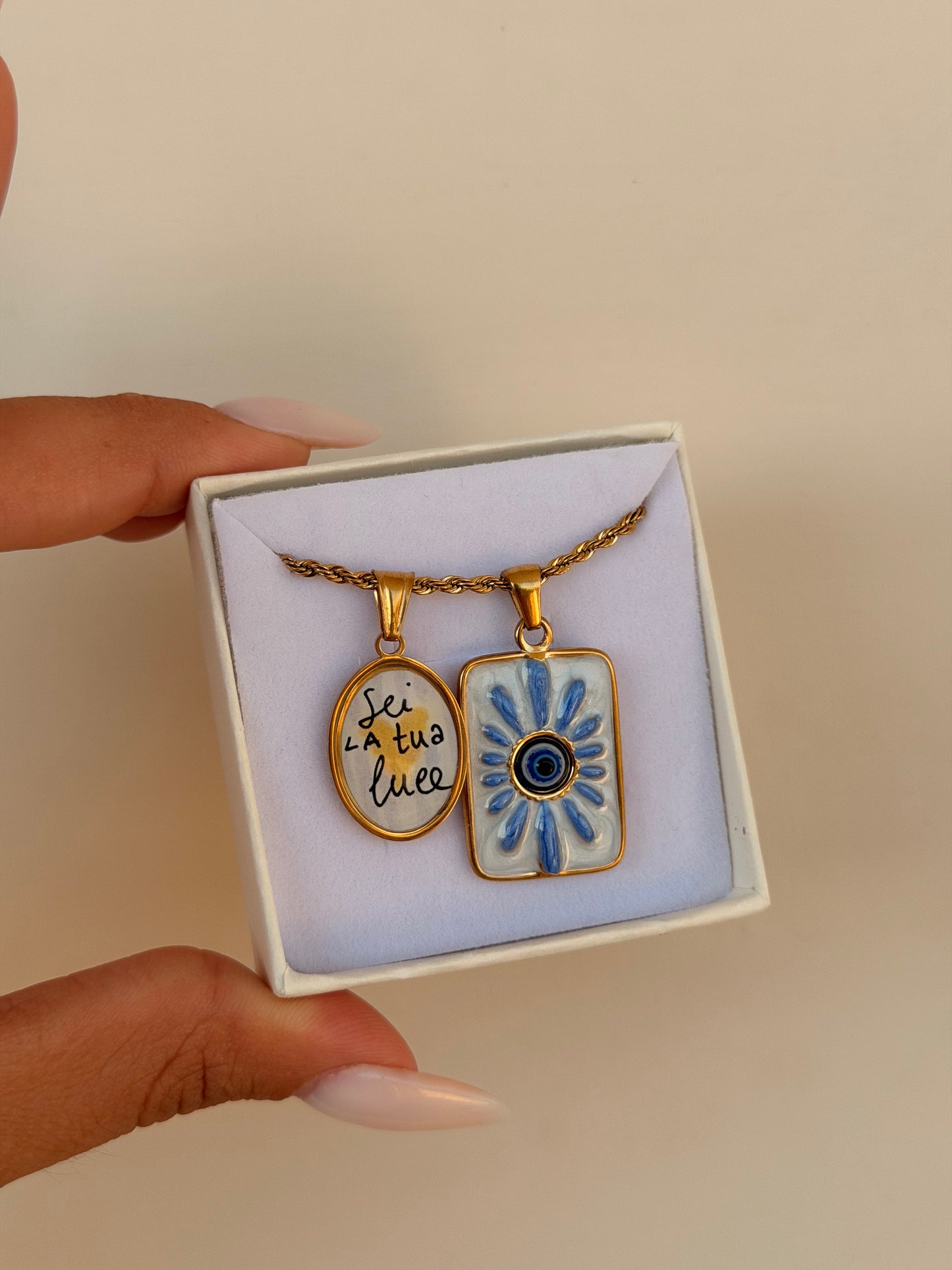 Collana Torchon IL TUO VALORE LA TUA LUCE