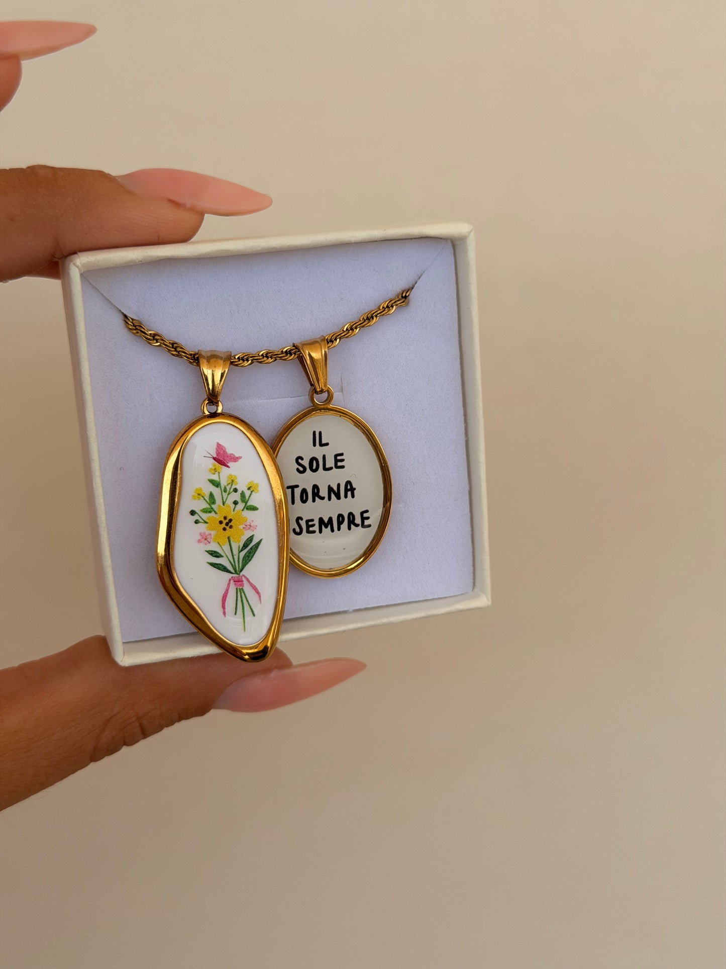 Collana Torchon CREDERCI SEMPRE