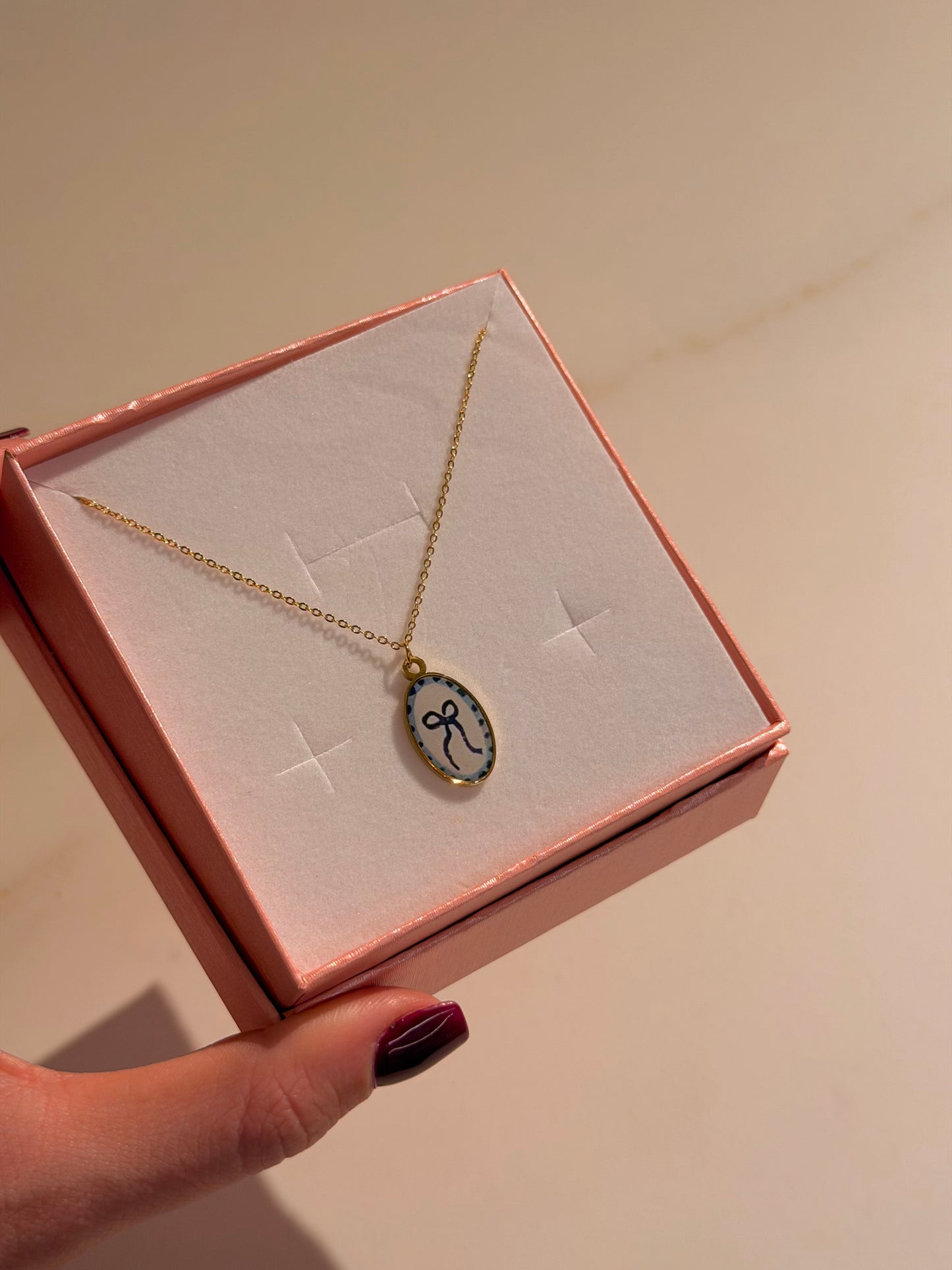 Collana FIOCCHETTO BLU