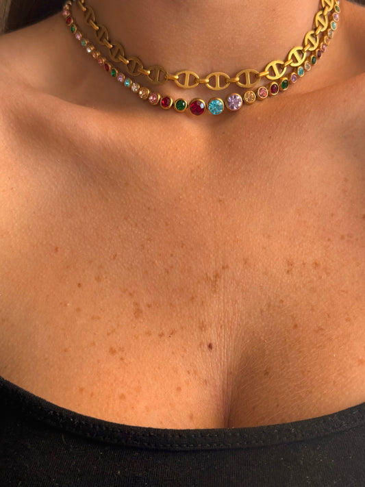 Collana Diana Multicolor