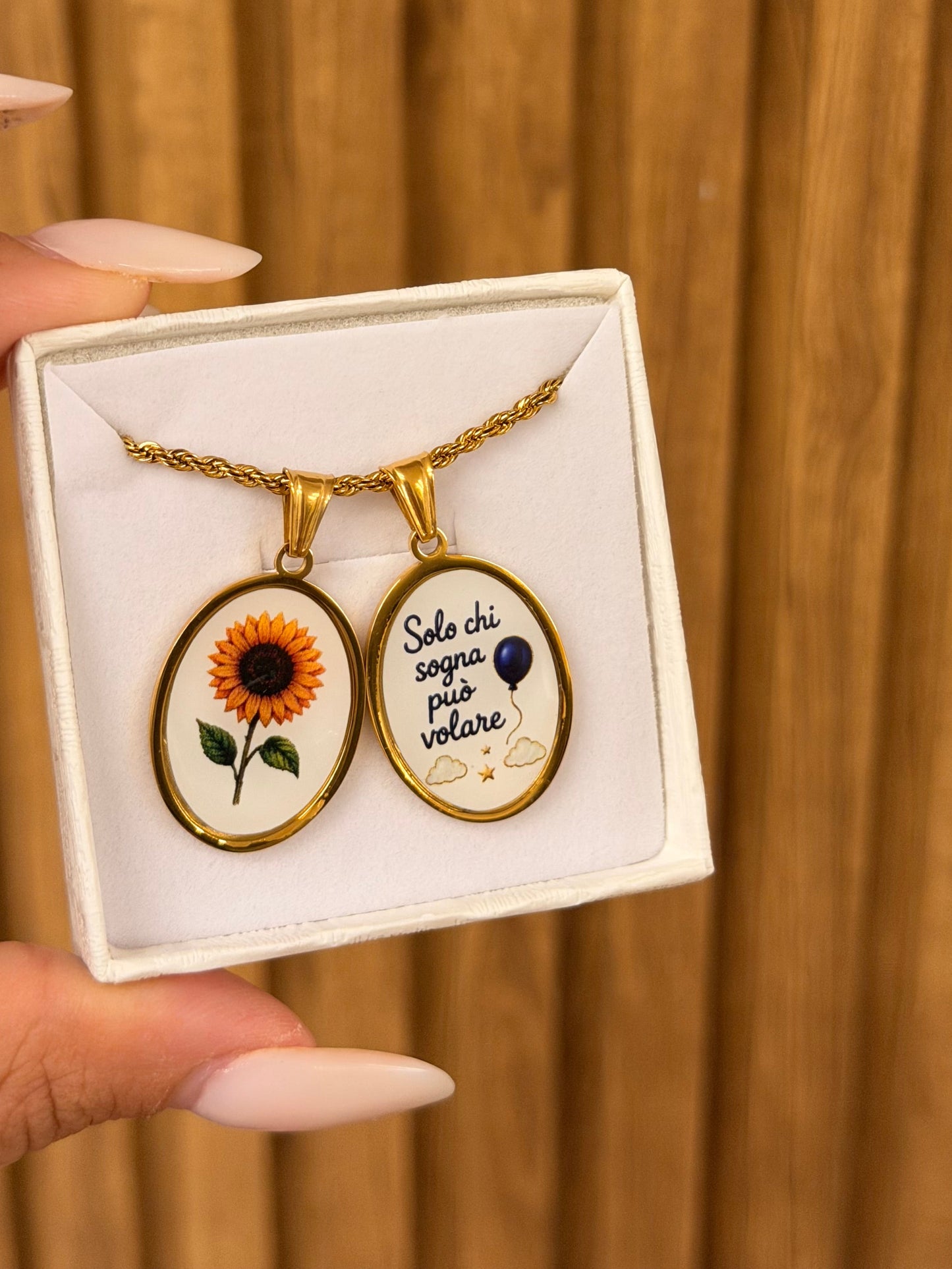 Collana Torchon SOLO CHI SOGNA PUÒ VOLARE