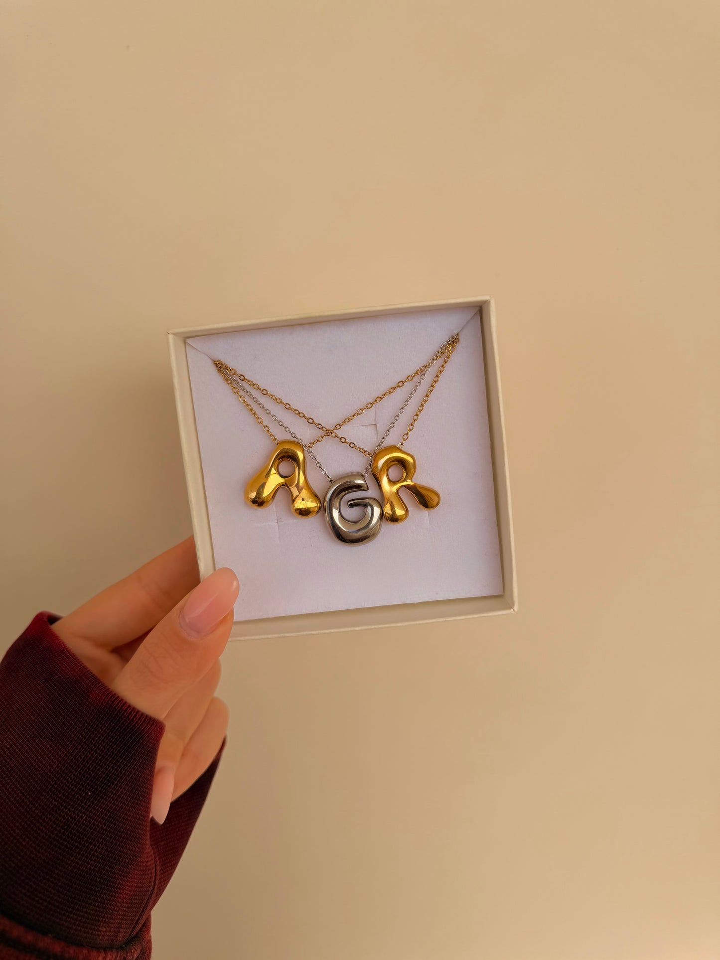 Collana Lettera Cartoon