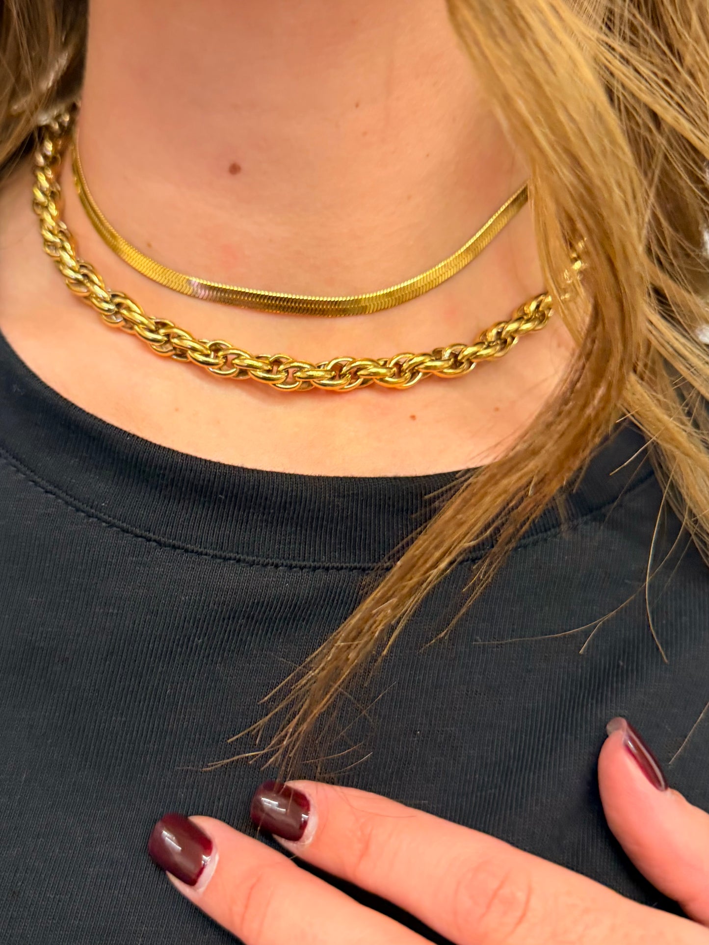 Collana Torchon + Slim Snake