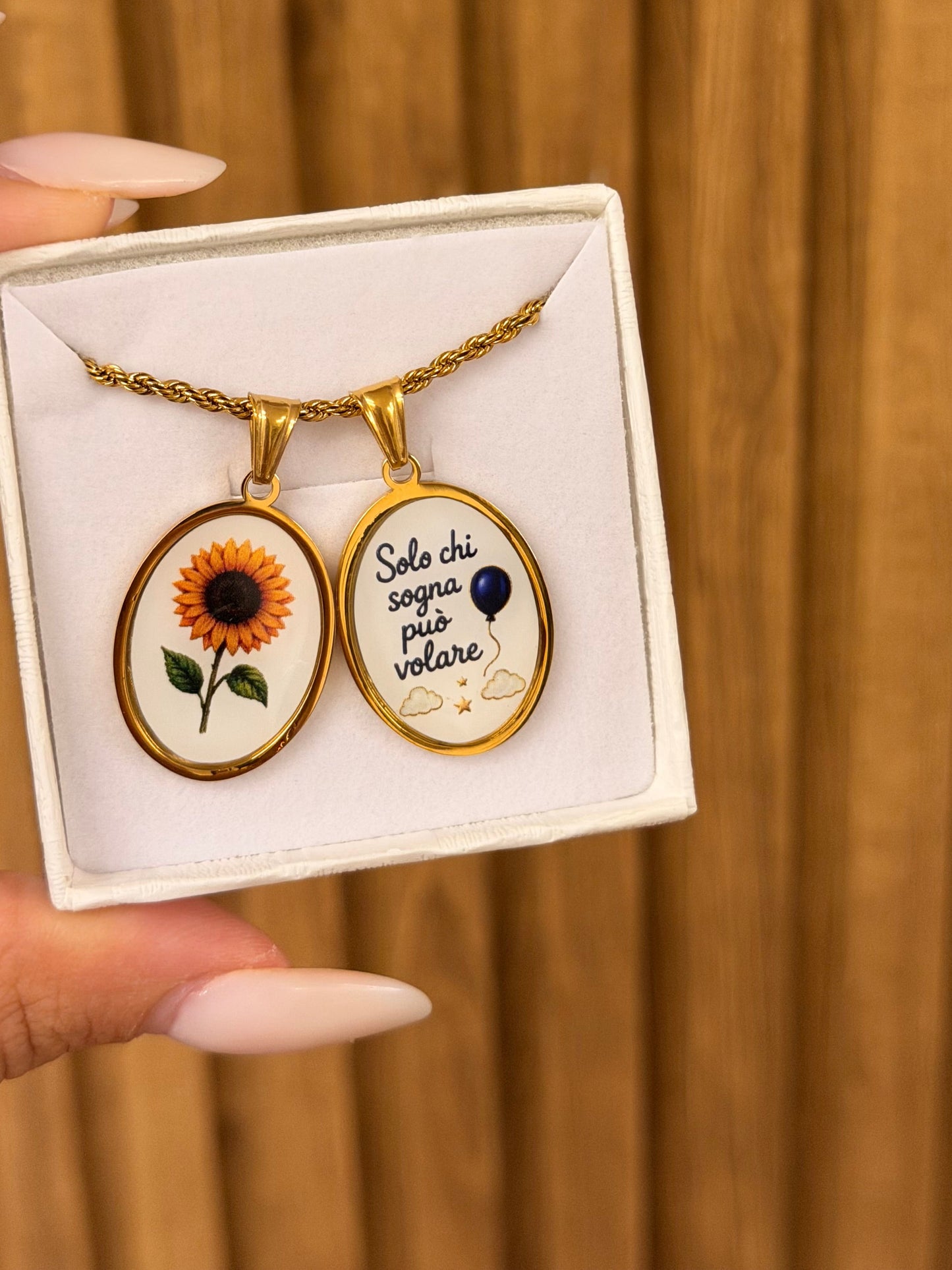 Collana Torchon SOLO CHI SOGNA PUÒ VOLARE