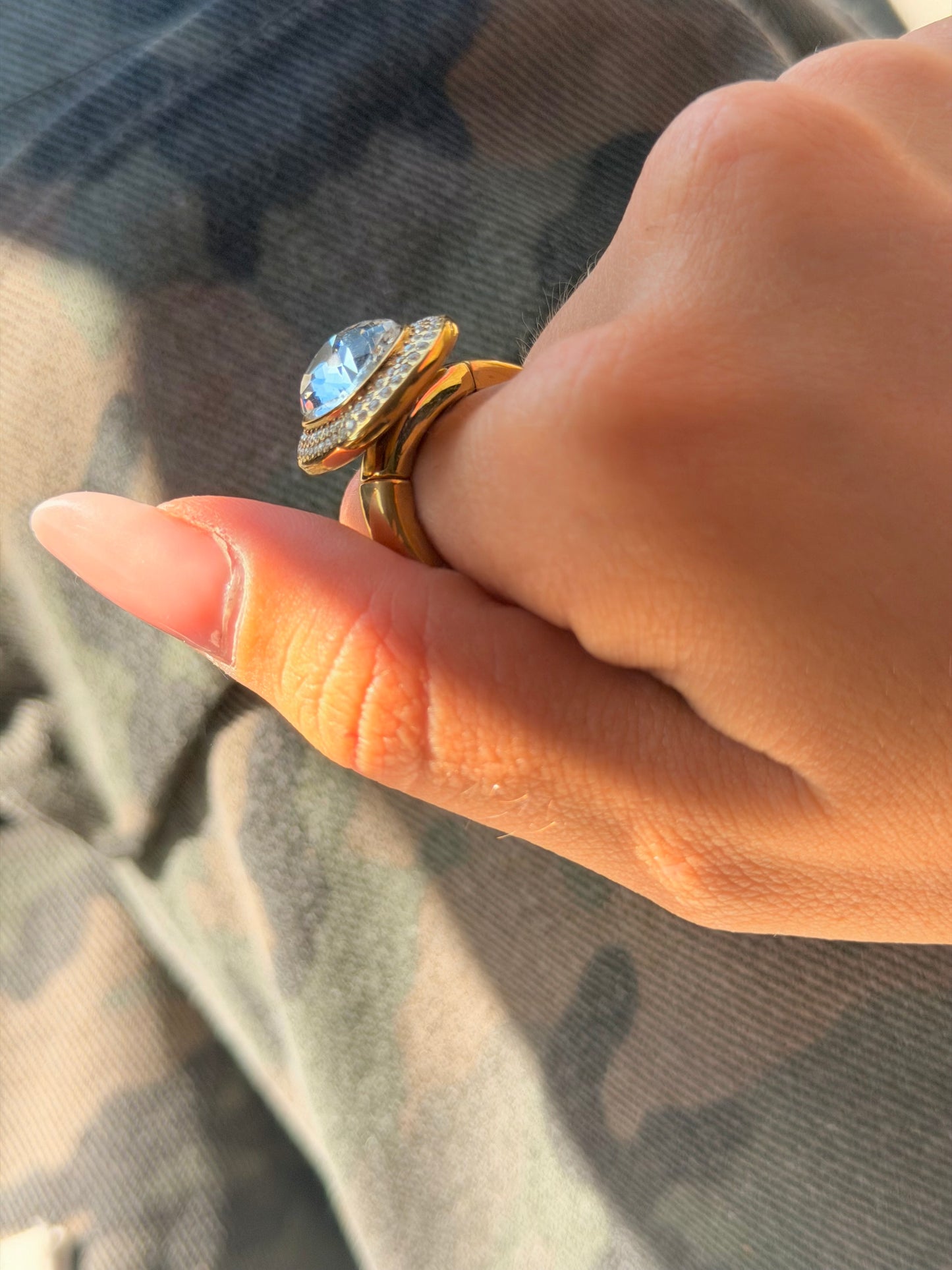 Anello FORTE E CORAGGIOSA