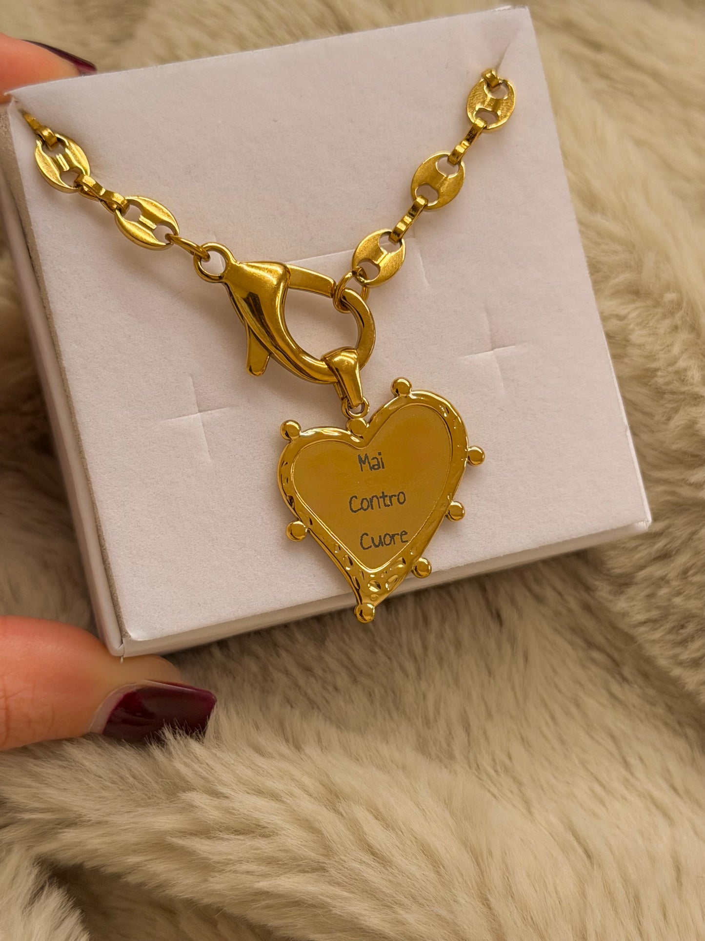 Collana Catena MAI CONTRO CUORE