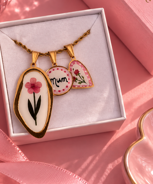 Collana torchon CUORE DI MAMMA