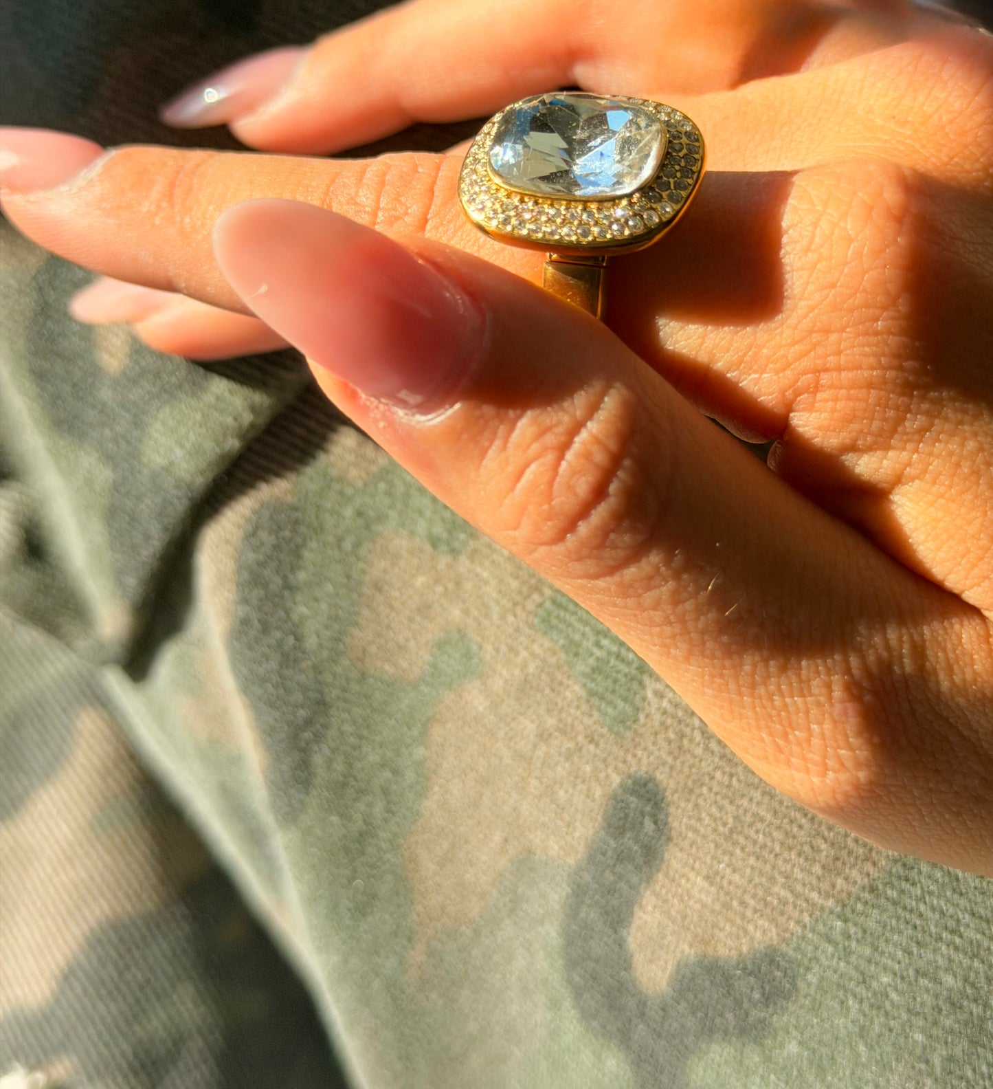 Anello FORTE E CORAGGIOSA