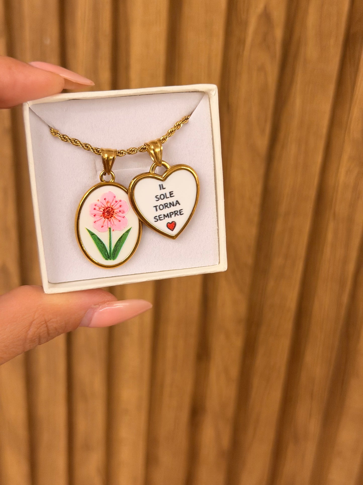 Collana Torchon IL SOLE ESISTE PER TUTTI