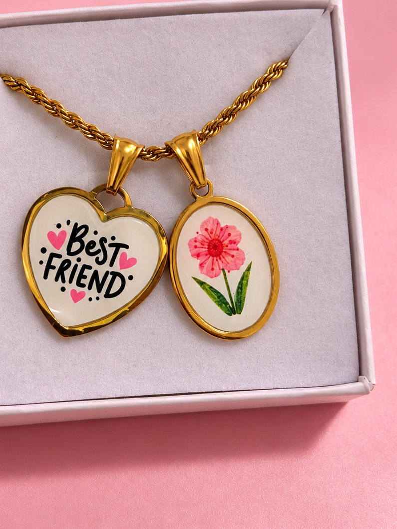Collana Torchon AMICHE SEMPRE.
