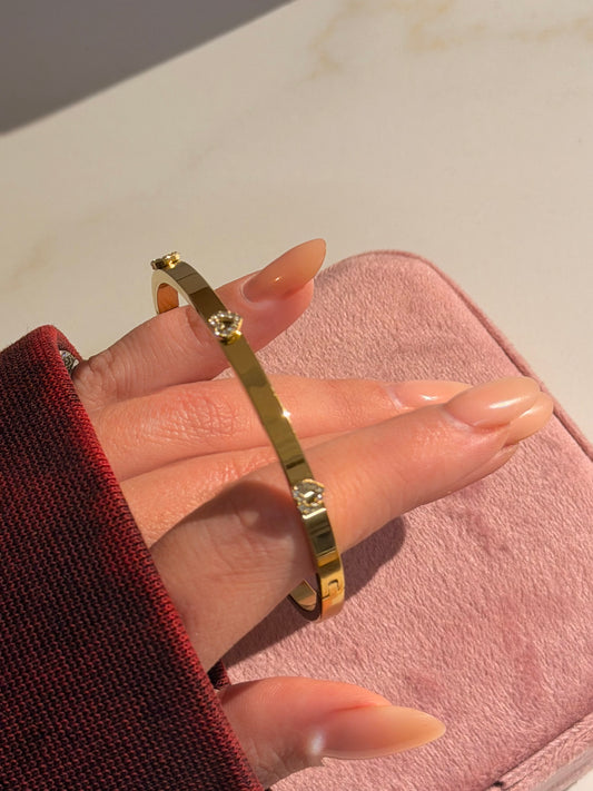 Bracciale Rigido Mini Cuori