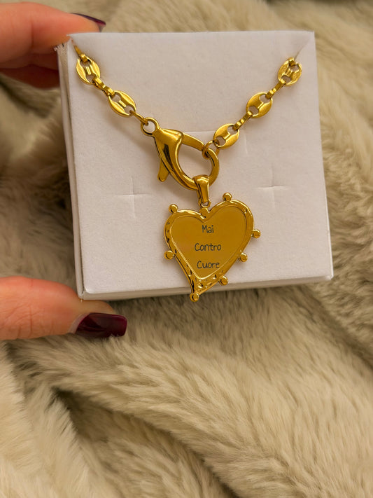 Collana Catena MAI CONTRO CUORE