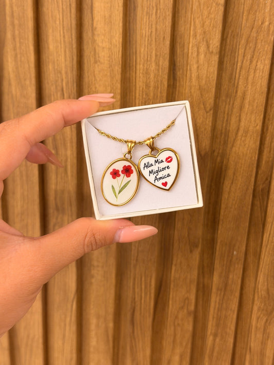 Collana Torchon ALLA MIA MIGLIORE AMICA