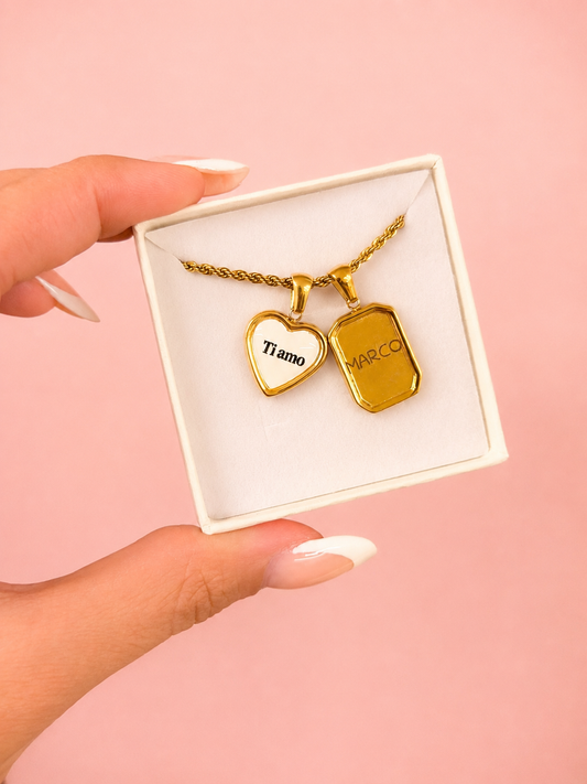 Collana Torchon TI AMO