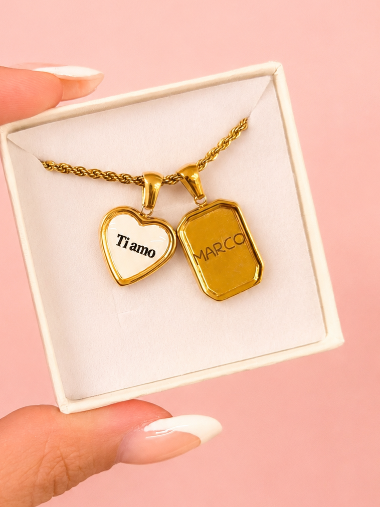 Collana Torchon TI AMO