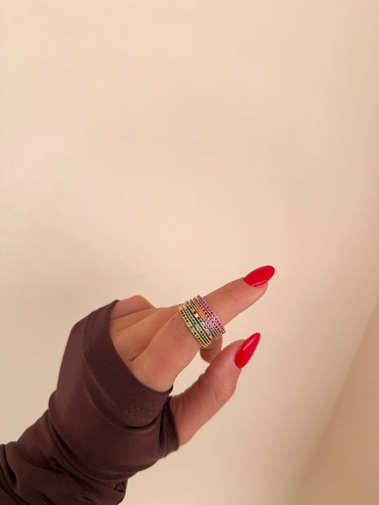 Anello Fedina Rainbow