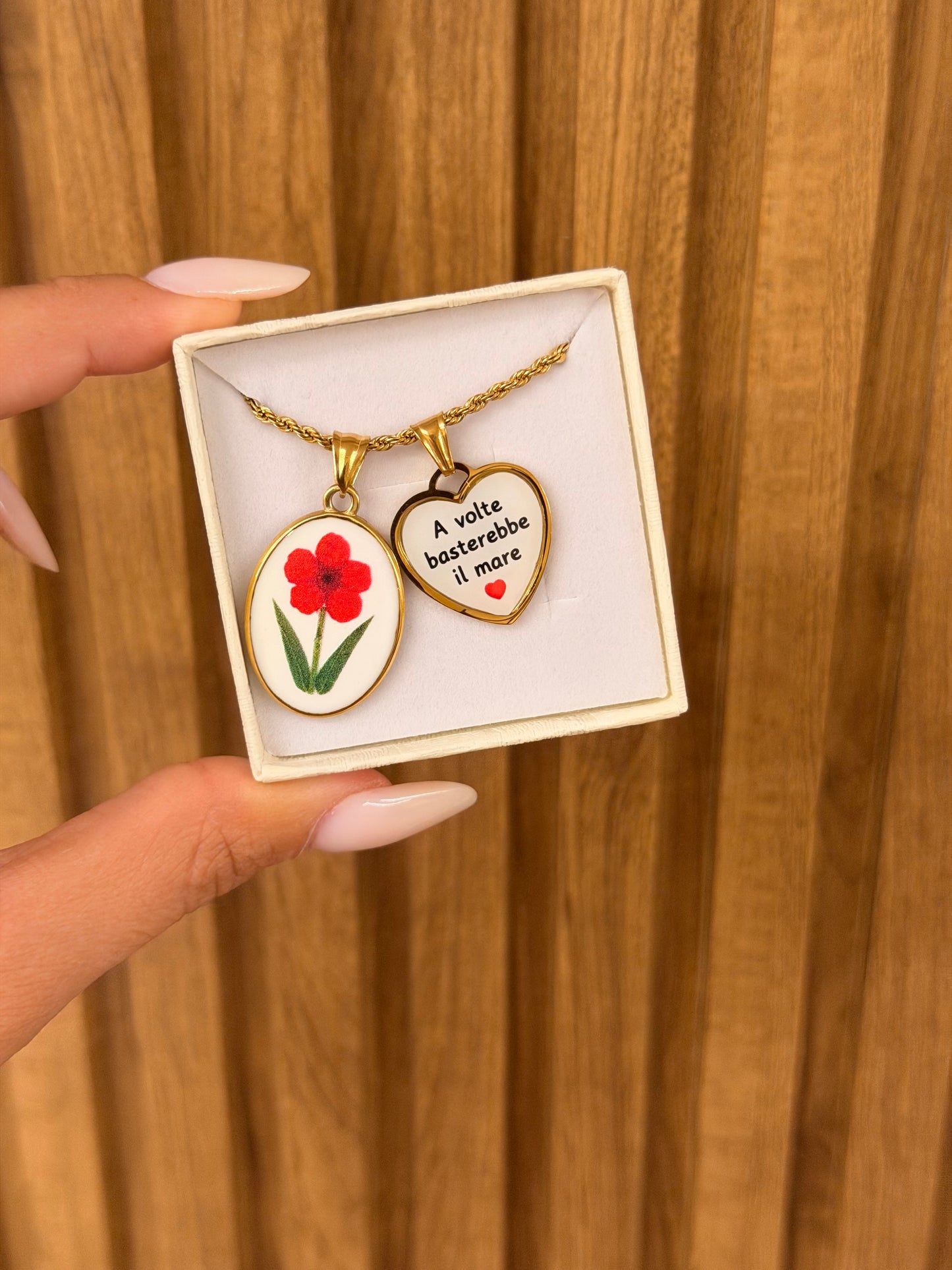 Collana Torchon MARE, UNICO AMORE