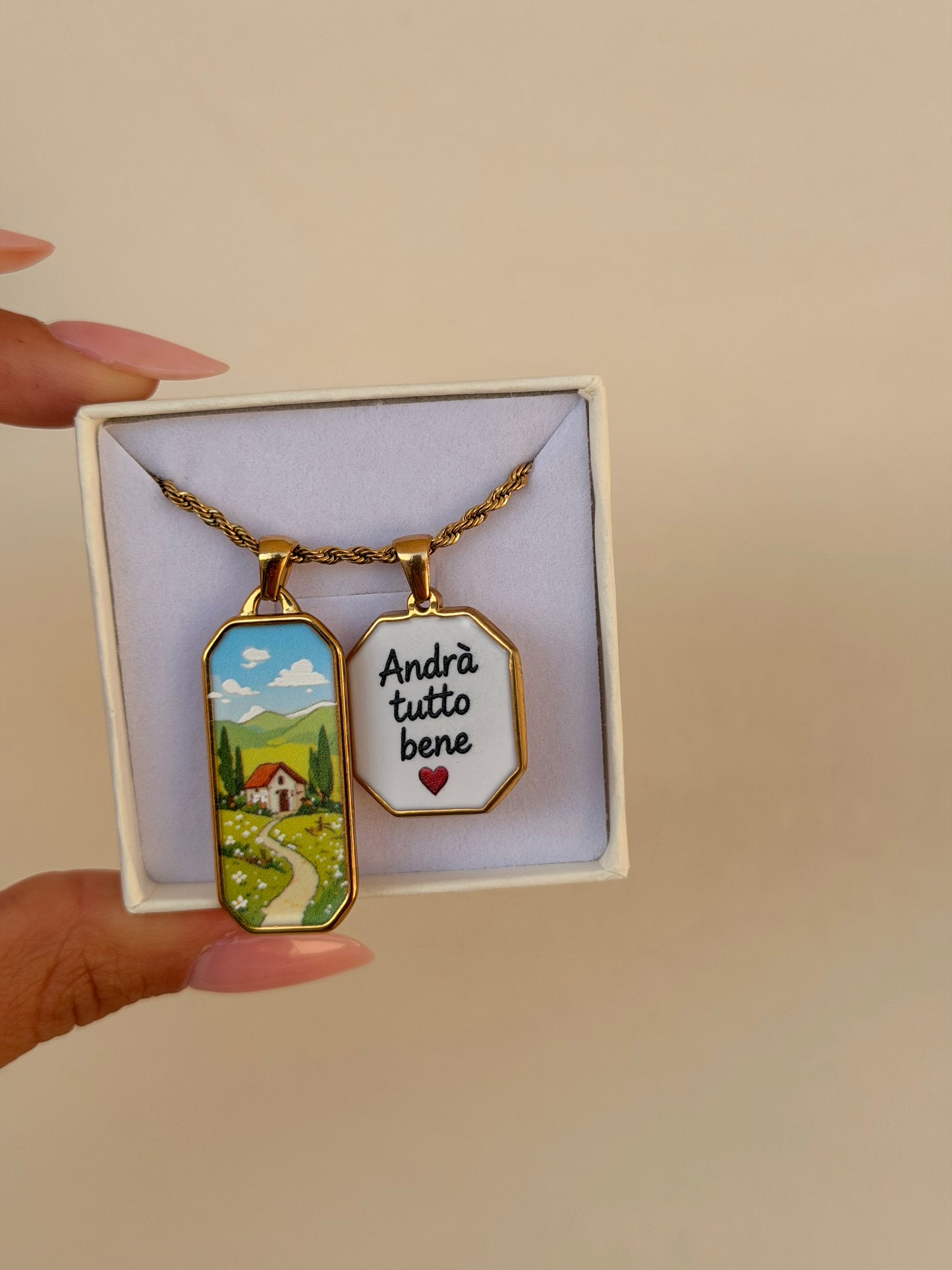 Collana Torchon SENTIERO D’ AMORE