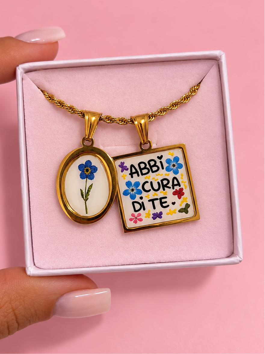 Collana Torchon ABBI CURA DI TE, SEMPRE!