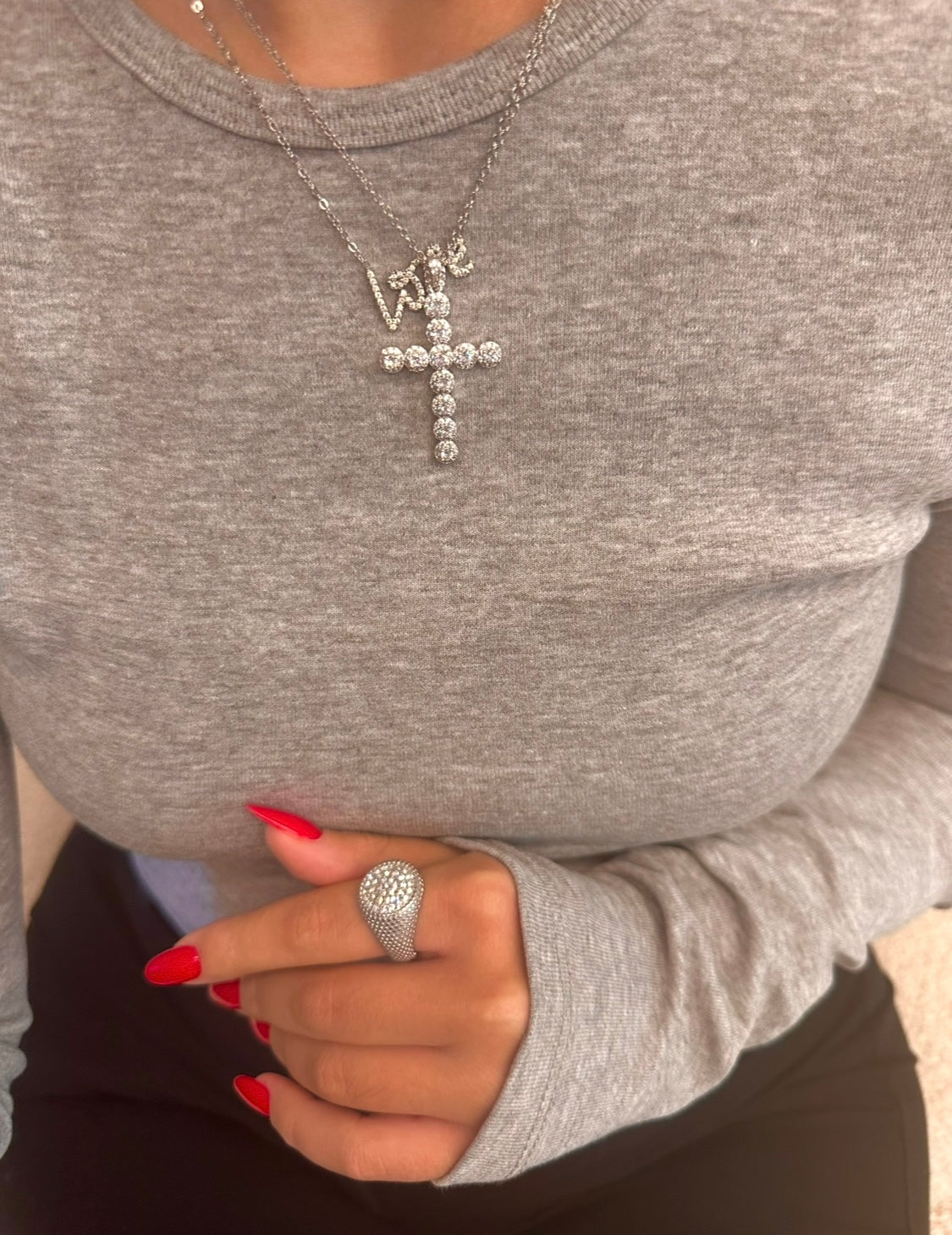 Collana Croce Slim