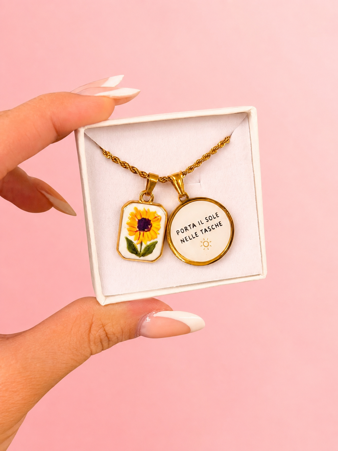 Collana Torchon PORTA IL SOLE NELLE TASCHE