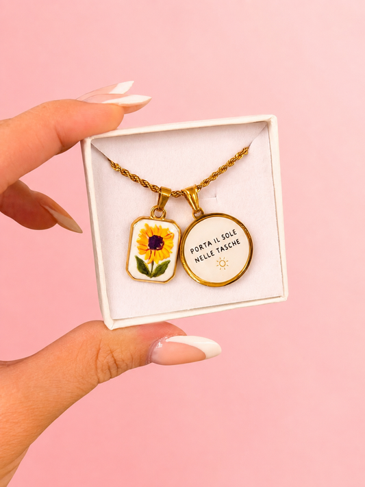Collana Torchon PORTA IL SOLE NELLE TASCHE
