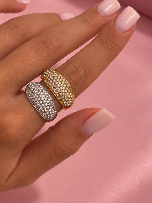 Anello Fede BOMB STRASS