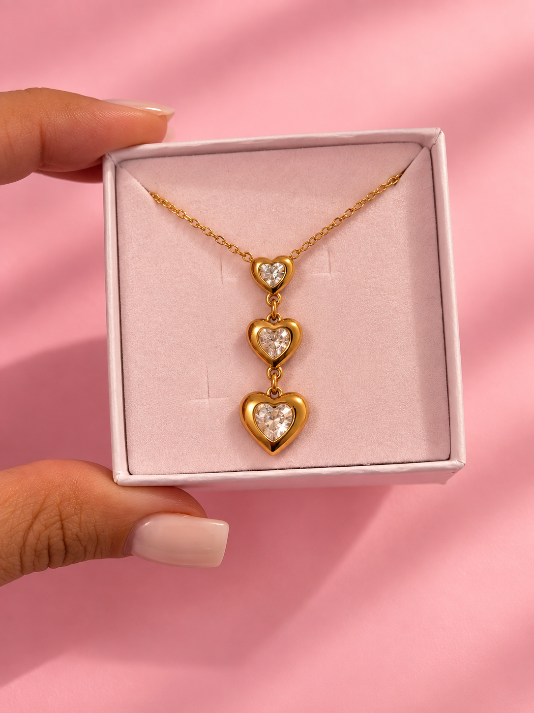 Collana CASCATA DI CUORI