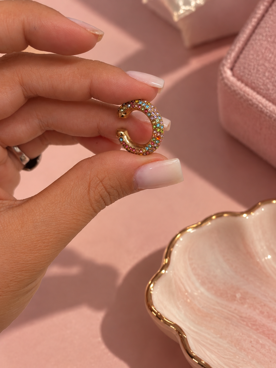 Earcuff SHINE MULTICOLOR