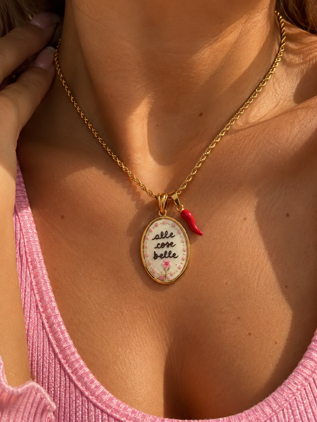 Collana Torchon AD MAIORA SEMPER
