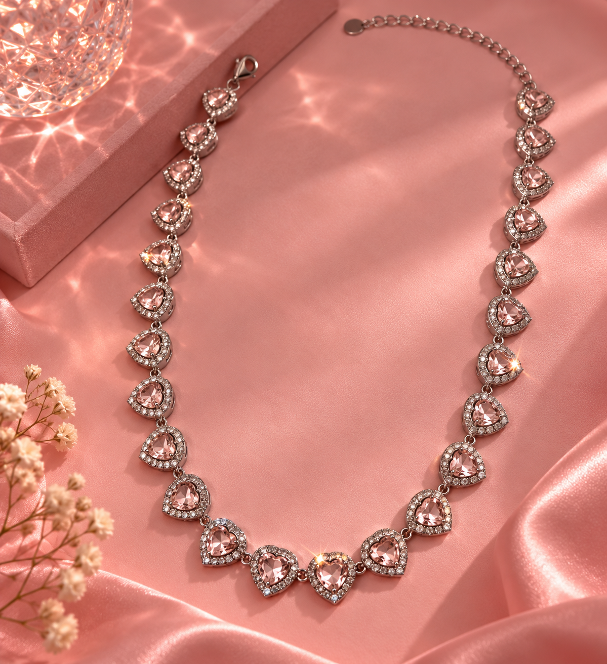 Collana Girocollo LOVE ROSA