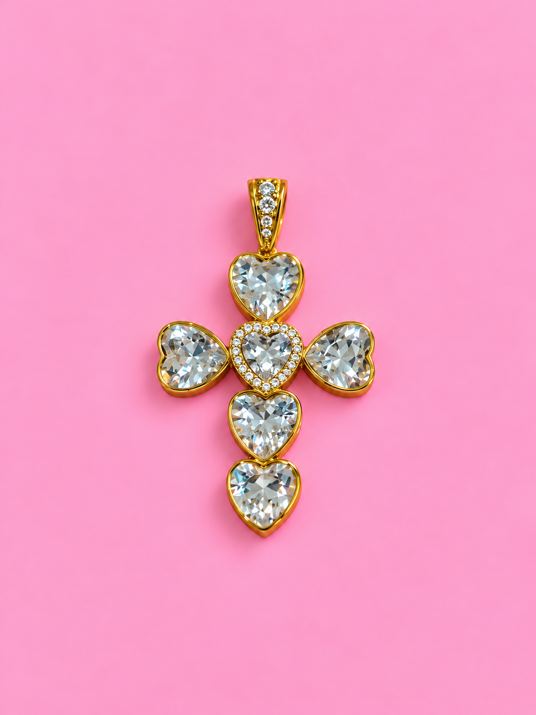 Ciondolo CROCE CRYSTAL