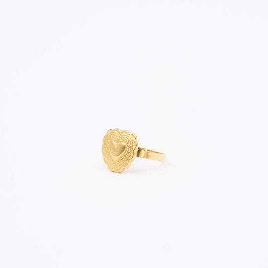 Anello Cuore Incastrato