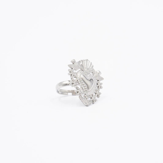 Anello Cuore Sacro Reale